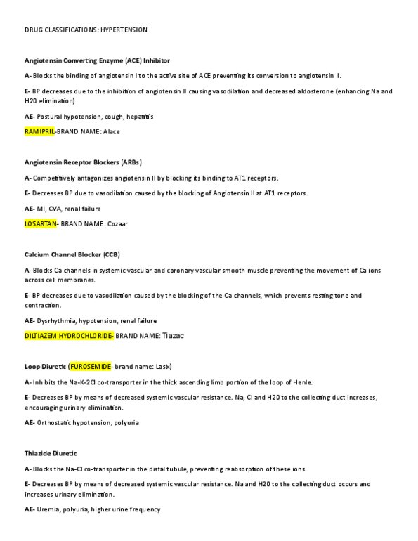 PAT 20A/B Lecture Notes - Lecture 4: Ascending Limb Of Loop Of Henle, Aldosterone, Bradycardia thumbnail