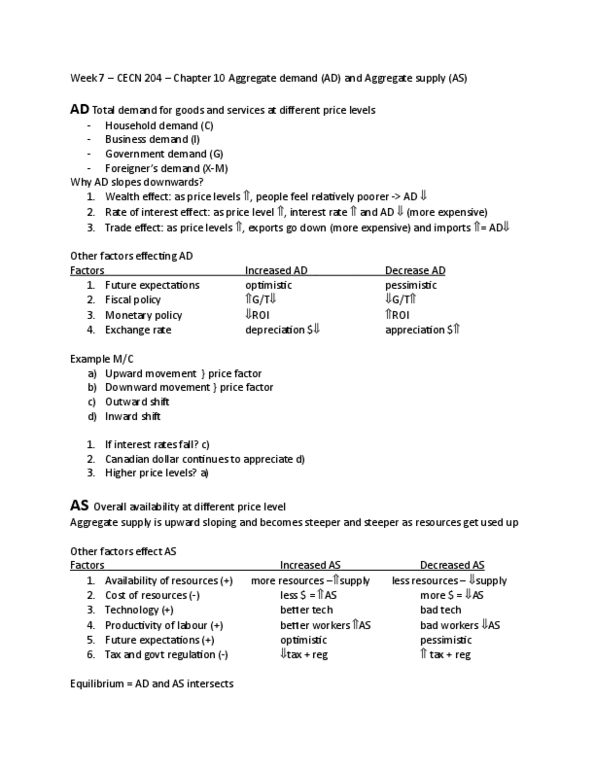 ECN 204 Lecture Notes - Lecture 4: Phillips Curve, Monetary Policy, Fiscal Policy thumbnail