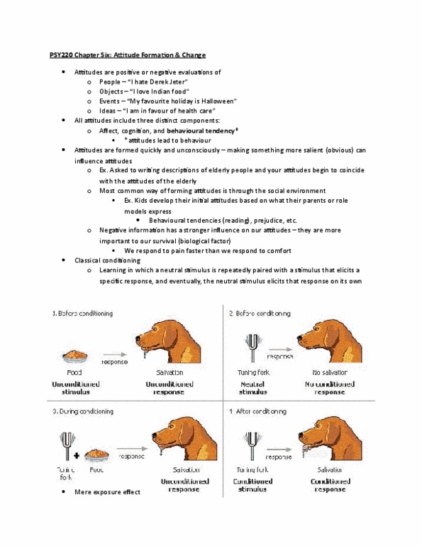 PSY220H1 Chapter Notes - Chapter 6: Safe Sex, Theory Of Planned Behavior, Operant Conditioning thumbnail