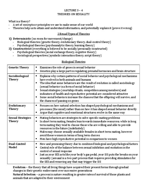 PSY 3122 Lecture Notes - Lecture 3: Social Exchange Theory, Sexual Script Theory, Classical Conditioning thumbnail