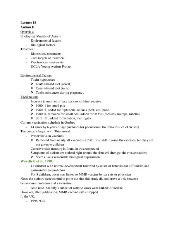 PSYC 412 Lecture Notes - Lecture 18: Pertussis, Atypical Antipsychotic, Preservative thumbnail