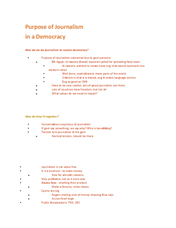 JOUA01H3 Lecture Notes - Lecture 4: Deflation, Old Media, Toronto Star thumbnail