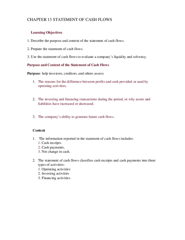 ADM 1340 Lecture Notes - Lecture 13: Current Asset, Financial Statement, Free Cash Flow thumbnail