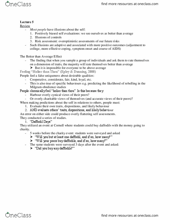 PSYC 333 Lecture Notes - Lecture 5: Information Processing, Cognitive Load, Base Rate thumbnail