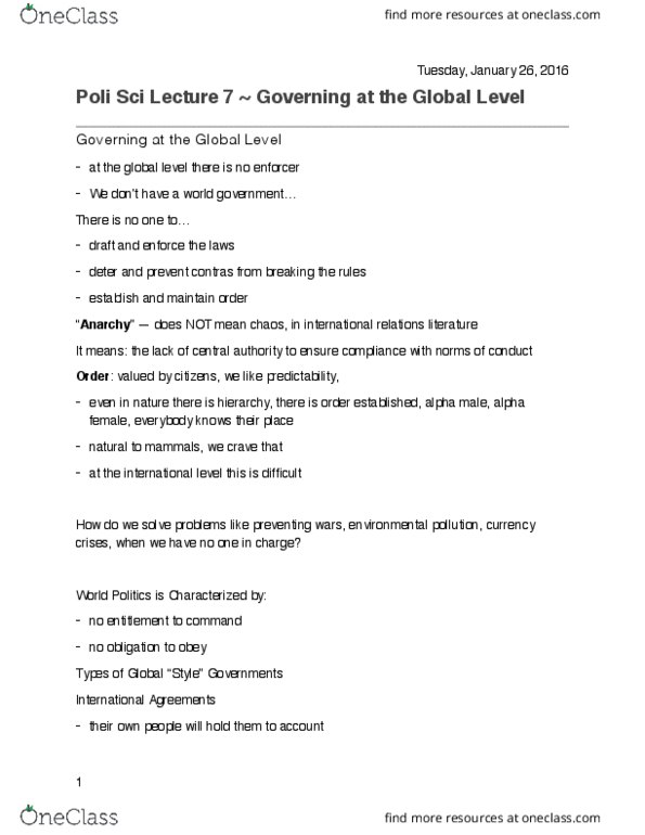 NO105 Lecture Notes - Lecture 7: Root Mean Square, Recycling Codes, Currency Crisis thumbnail