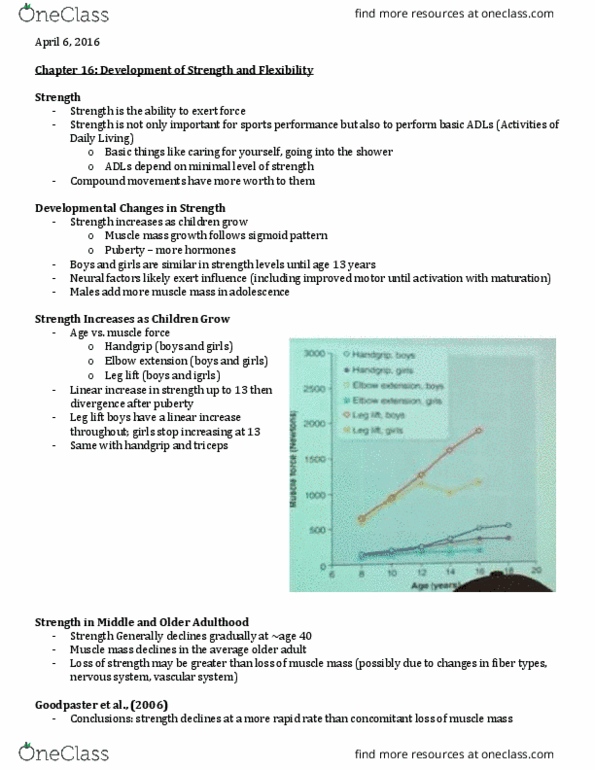 Kinesiology 3347A/B Lecture Notes - Lecture 16: One-Repetition Maximum, Triceps Brachii Muscle, Vo2 Max thumbnail