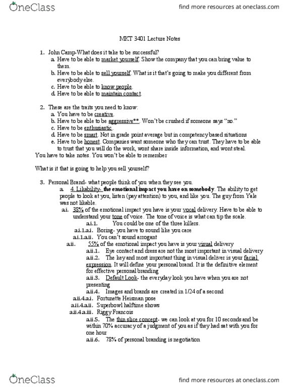MKT 3401 Lecture Notes - Lecture 9: Customer Satisfaction, Price Gouging, Delta Air Lines thumbnail