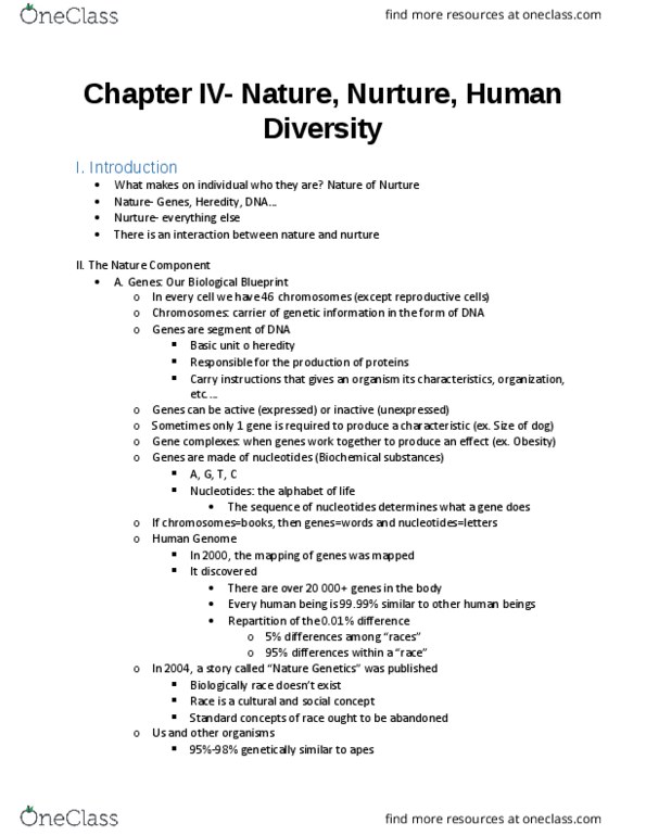 PSY 1102 Lecture Notes - Lecture 2: Casual Sex, Allosome, Nature Genetics thumbnail