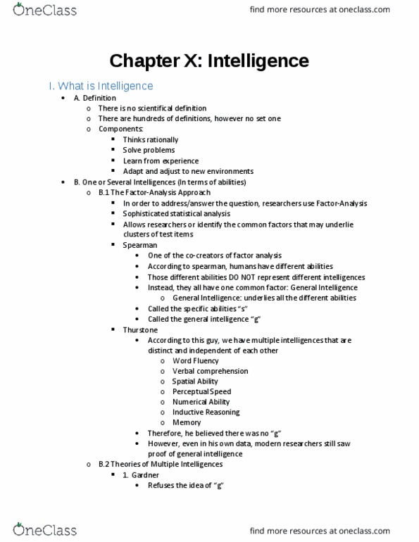 PSY 1102 Lecture Notes - Lecture 1: Lewis Terman, David Wechsler, Intelligence Quotient thumbnail