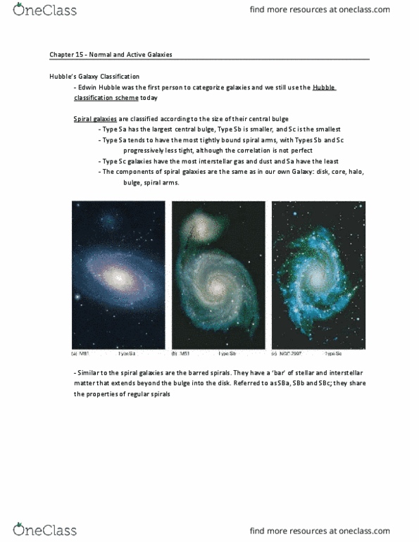 PHYS 1010 Chapter Notes - Chapter 15: Quasar, Planetary Nebula, Recessional Velocity thumbnail