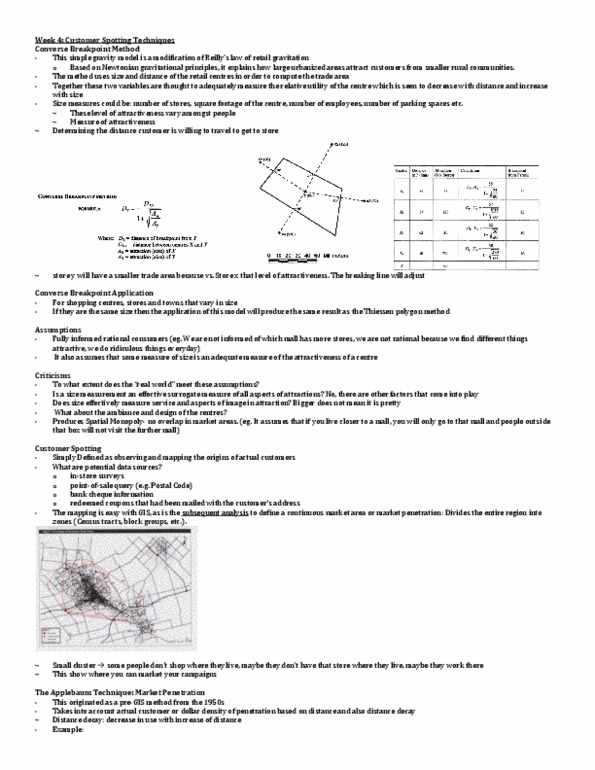 GEO 301 Lecture Notes - Lecture 4: Floor Area (Building), Voronoi Diagram, Distance Decay thumbnail