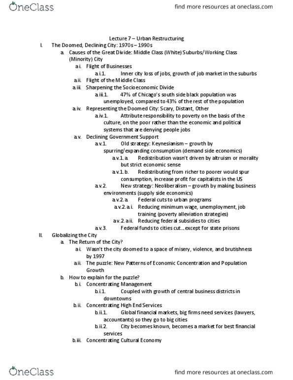 PP&D 4 Lecture Notes - Lecture 7: Sharpening, Keynesian Economics, Neoliberalism thumbnail