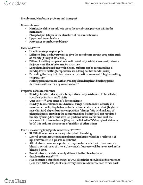 Biology 2382B Lecture Notes - Lecture 24: Ion Transporter, Antiporter, Flippase thumbnail