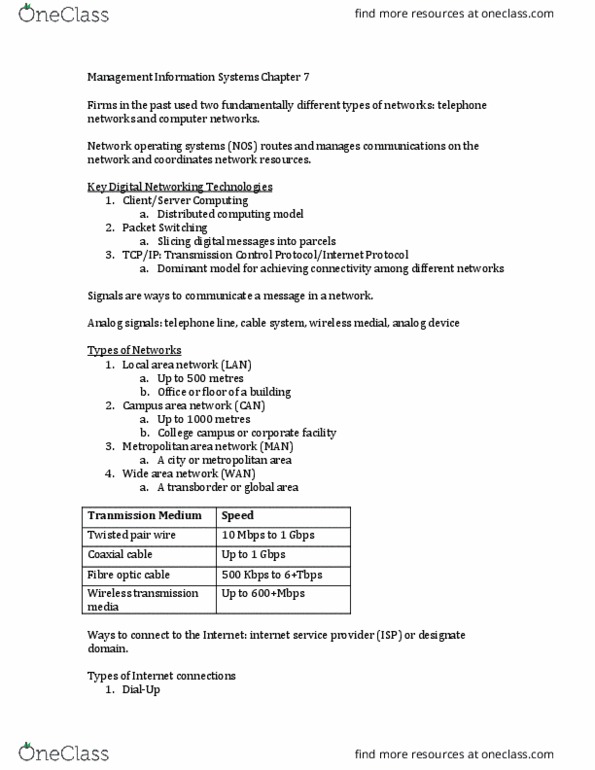COMMERCE 2KA3 Lecture Notes - Lecture 22: Wimax, Web 2.0, Hypertext Transfer Protocol thumbnail