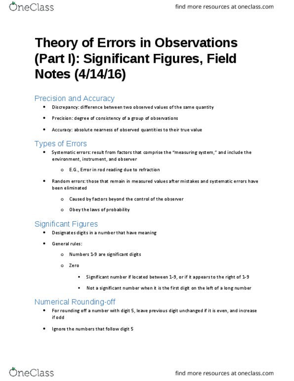 CE 134 Lecture Notes - Lecture 5: Decimal Mark, Protractor, Significant Figures thumbnail