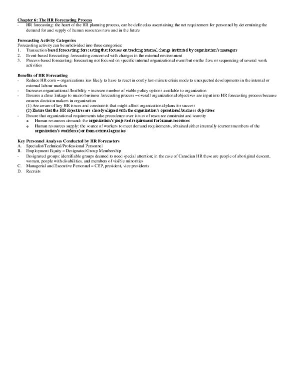 MHR 849 Lecture Notes - Human Resources, Lastminute.Com, Visible Minority thumbnail