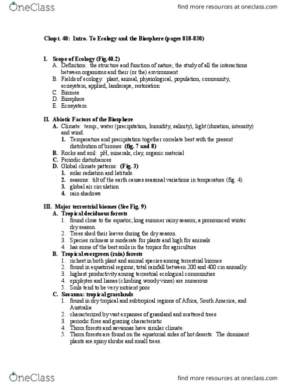 EBIO 1210 Lecture Notes - Lecture 40: Bathyal Zone, Thermocline, Aphotic Zone thumbnail