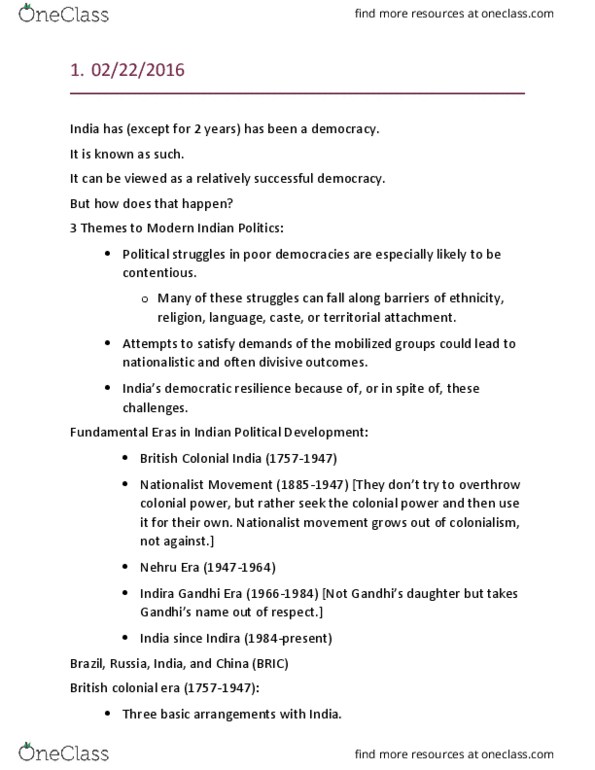 01:790:103 Lecture Notes - Lecture 8: Socalled, Chauvinism, Plurality Voting System thumbnail