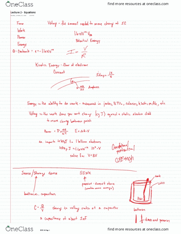 ECE 110 Lecture 2: Equations thumbnail