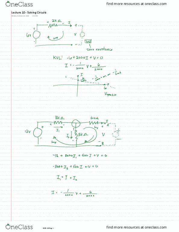 ECE 110 Lecture 10: Solving Circuits thumbnail