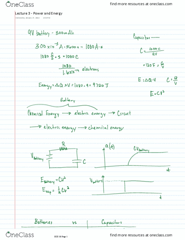 ECE 110 Lecture 3: Power and Energy thumbnail