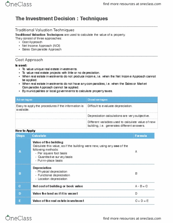 FINA 210 Lecture Notes - Lecture 8: Opportunity Cost, Earnings Before Interest And Taxes, Capital Cost Allowance thumbnail