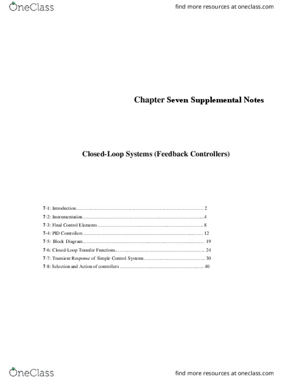 ENCH 429 Lecture Notes - Lecture 18: Simulink, Harvard T.H. Chan School Of Public Health, Process Engineering thumbnail