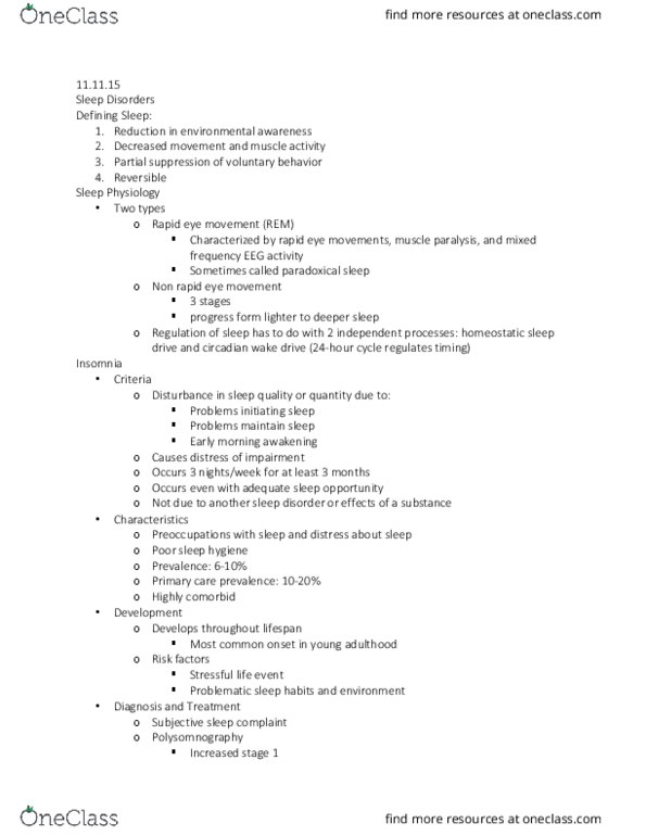 PSY 3100 Lecture Notes - Lecture 21: Antisocial Personality Disorder, Histrionic Personality Disorder, Hypersensitivity thumbnail