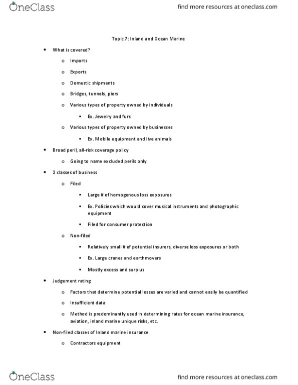 RMI 3504 Lecture Notes - Lecture 7: Theatrical Property, Floor Plan, Marine Insurance thumbnail