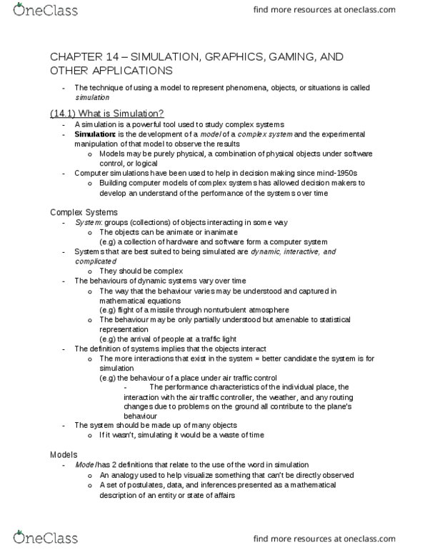 EECS 1520 Chapter Notes - Chapter 14: Partial Differential Equation, Air Traffic Controller, The Technique thumbnail