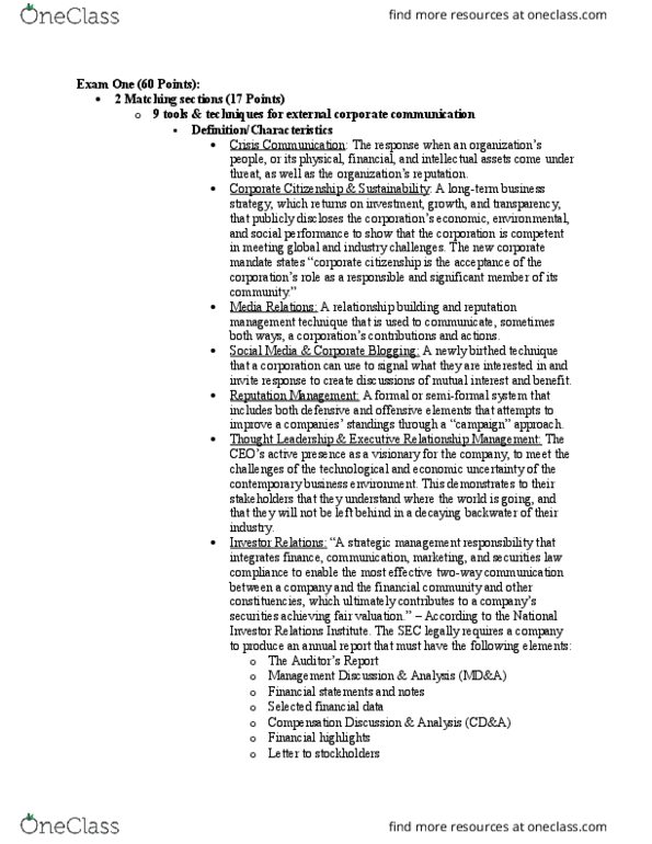 A COM 378 Lecture Notes - Lecture 4: Newater, United Nations Global Compact, Multistakeholder Governance Model thumbnail