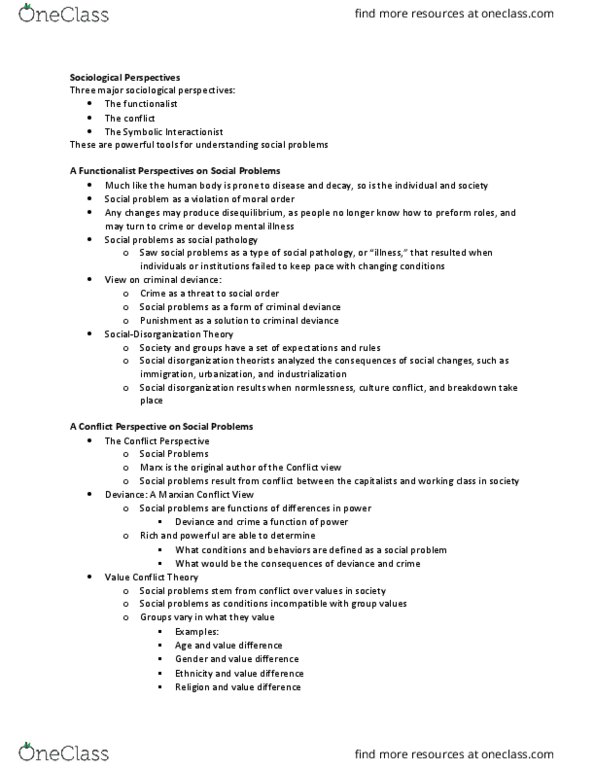 A SOC 180 Lecture Notes - Lecture 3: Social Constructionism, Informed Consent, Symbolic Interactionism thumbnail