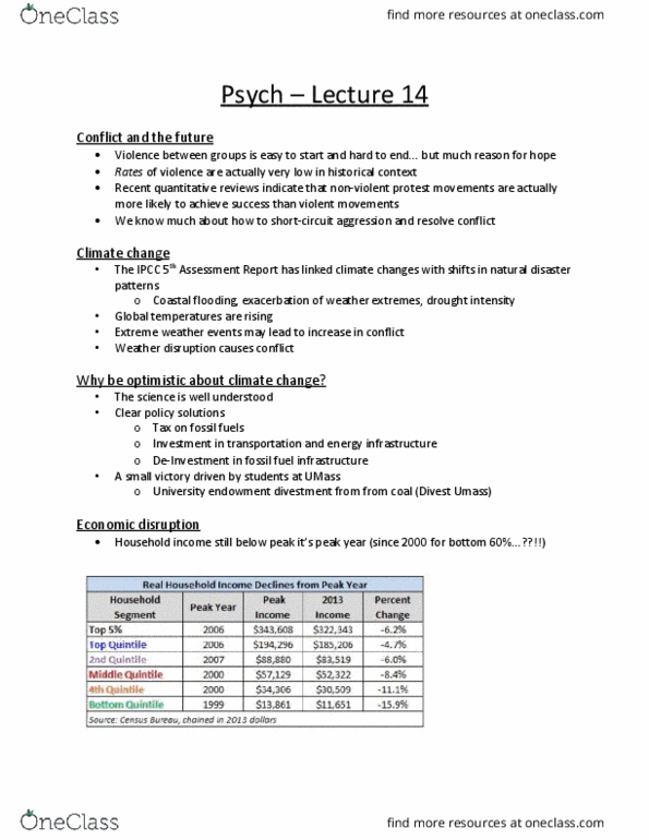 PSYCH 217 Lecture Notes - Lecture 14: Natural Disaster, A Small Victory thumbnail