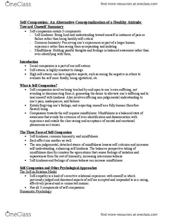 PSY336H1 Chapter Notes - Chapter N/A: Egocentrism thumbnail