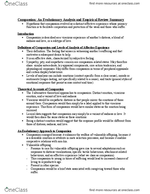 PSY336H1 Chapter Notes - Chapter N/A: Sexual Selection, Ingroups And Outgroups, Electrodermal Activity thumbnail