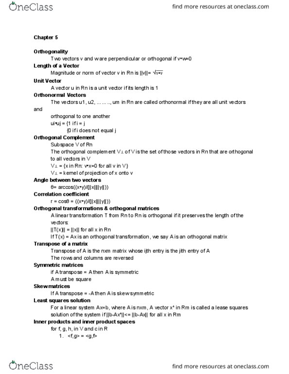 MATH 217 Lecture 5: Chapter5Notes thumbnail