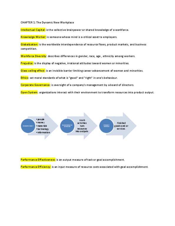 GMS 200 Chapter Notes - Chapter 1-5: Total Quality Management, Glass Ceiling, Collaborative Software thumbnail