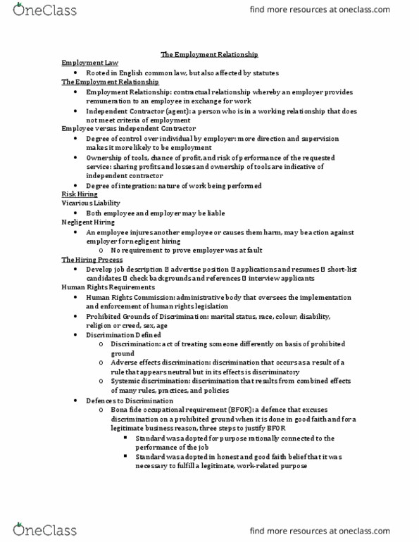Management and Organizational Studies 2275A/B Lecture Notes - Lecture 8: Canada Pension Plan, Fide, Fiduciary thumbnail