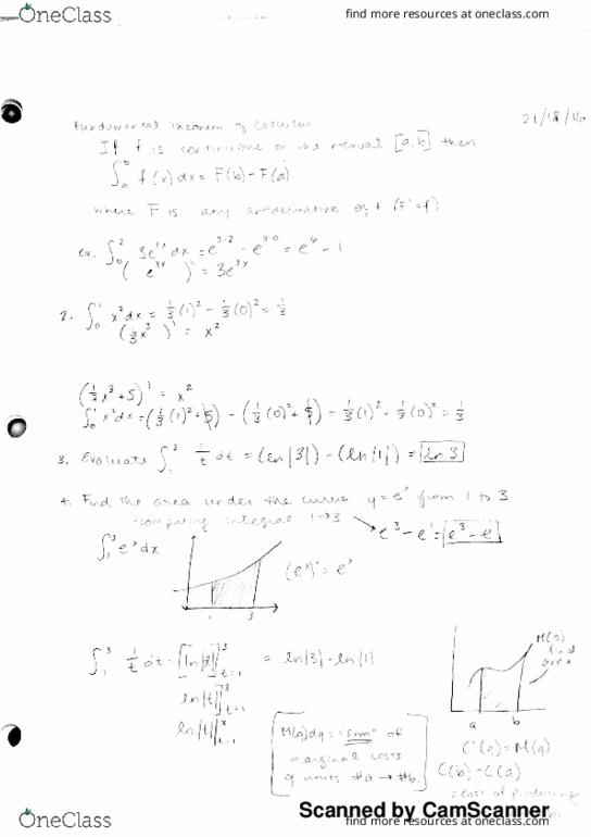 MATH 1203 Lecture 14: fundamental theorem of calc thumbnail