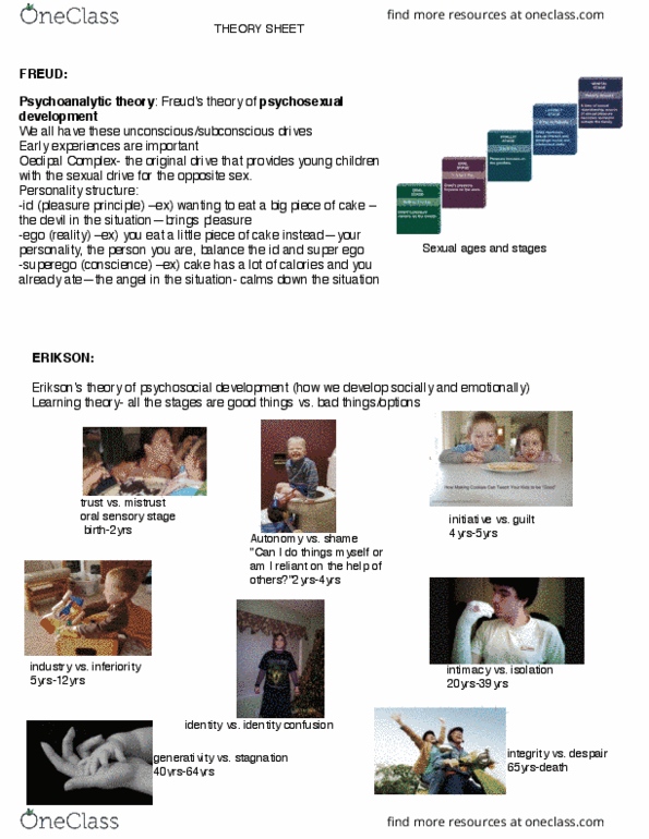 HD FS 102 Lecture Notes - Lecture 4: Psychosexual Development, Theory Of Multiple Intelligences, Silent Treatment thumbnail
