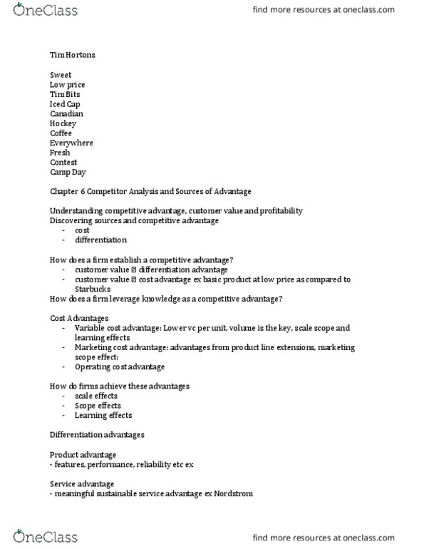 MRKT 354 Lecture Notes - Lecture 10: Reduced Properties, Conjoint Analysis, Febreze thumbnail