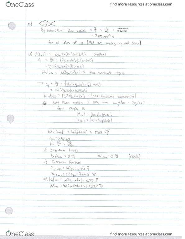 PHYS130 Lecture Notes - Lecture 3: Mach Wave, Vehicle Identification Number, Master Sergeant thumbnail