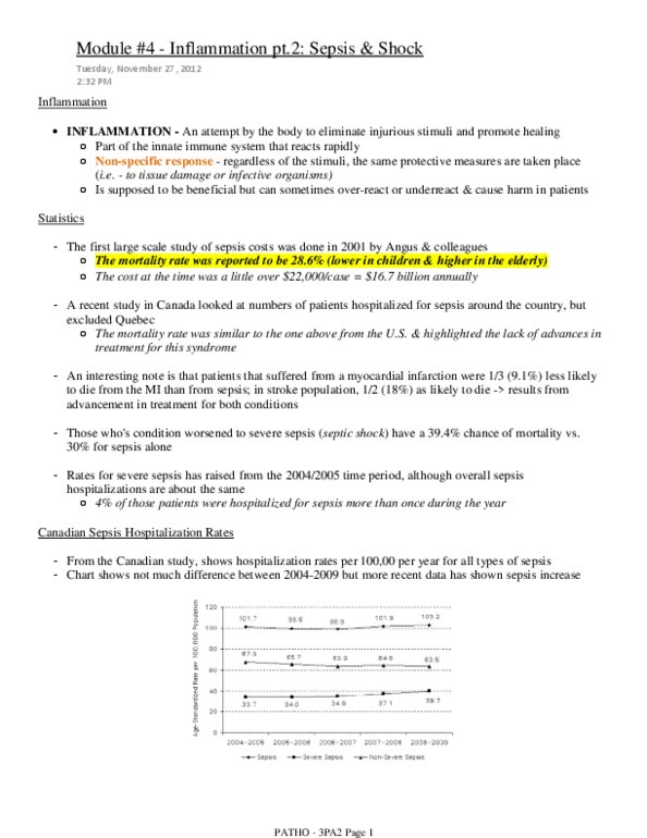 NURSING 3PA2 Lecture Notes - Lecture 3: Vasodilation, Somatostatin, Vascular Resistance thumbnail