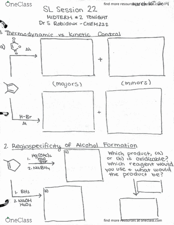 CHEM 222 Lecture Notes - Lecture 10: Imine, Nitric Acid, Reaction Rate thumbnail