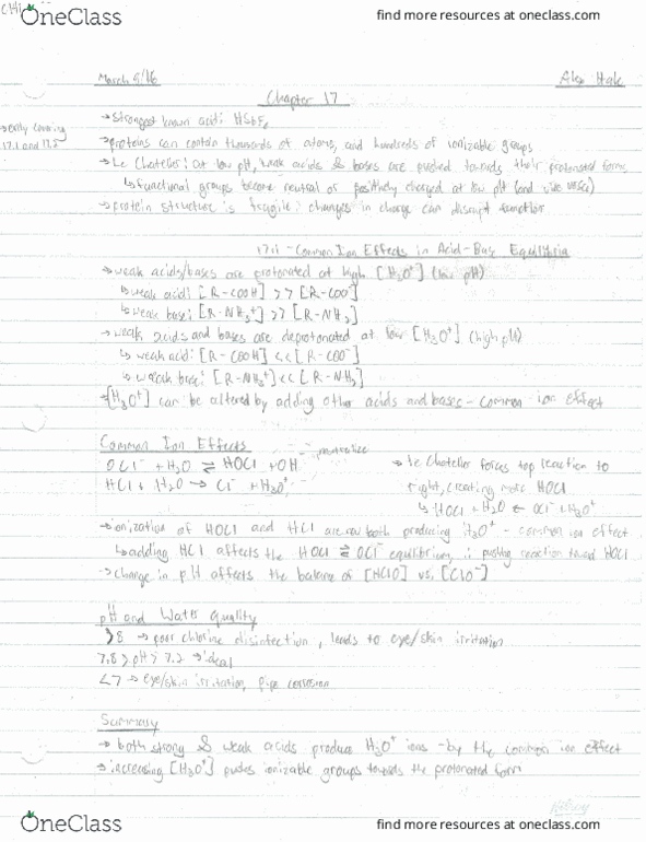 CHEM 120 Chapter Notes - Chapter 75-82: Deferent And Epicycle, Enone, Immunoglobulin Light Chain thumbnail