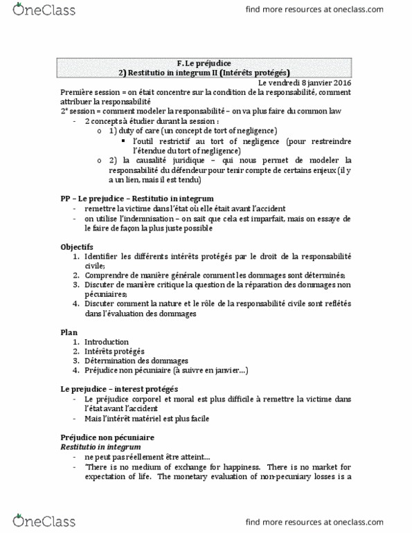 LAWG 100D2 Lecture Notes - Lecture 3: Enceinte, State Agency For National Security, La Nature thumbnail