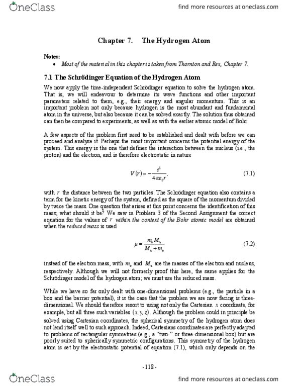 Physics 2102A/B Lecture 10: Ch7-Hydrogen_Atom thumbnail