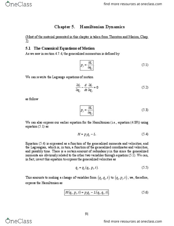 Physics 3151A/B Lecture 6: Hamilton thumbnail