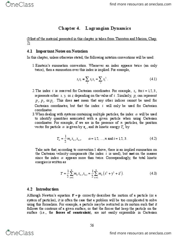 Physics 3151A/B Lecture 5: Lagrange thumbnail
