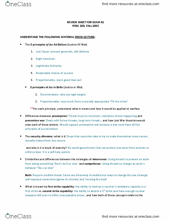 POSC 230 Lecture Notes - Lecture 1: North American Free Trade Agreement, Doomsday Device, Absolute Advantage thumbnail